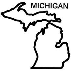 Great to use for cricut files to make personalized diy crafts and projects. Michigan pattern. Use the printable outline for crafts ...