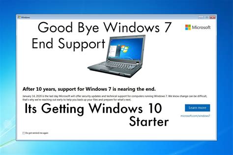 Goodbye Windows 7 End Of Support 2020 By Pulsefewspecials On Deviantart
