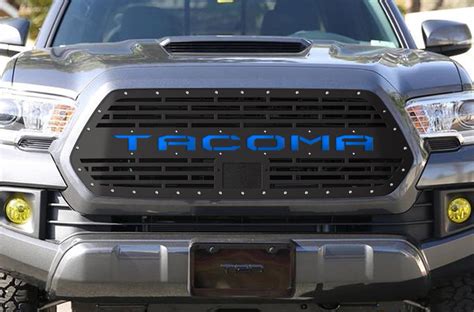 Custom Blue Toyota Tacoma Grille Racerx Customs Auto Graphics