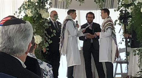 Nearly A Year After Endorsing Gay Marriages Orthodox Rabbi Performs His First