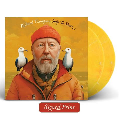 Richard Thompson Ship To Shore Signed Color Vinyl New West Records