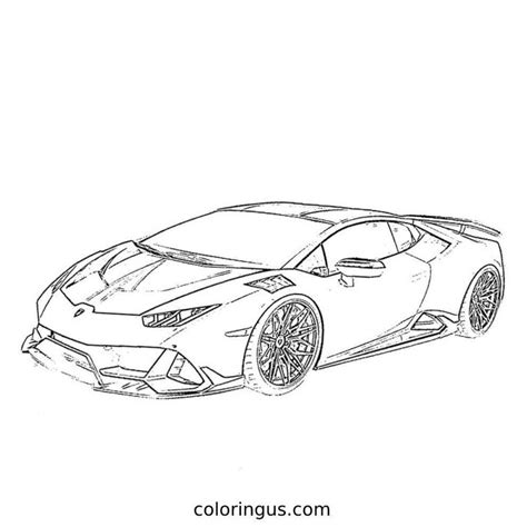 Lamborghini coloring pages (free printable pdf)