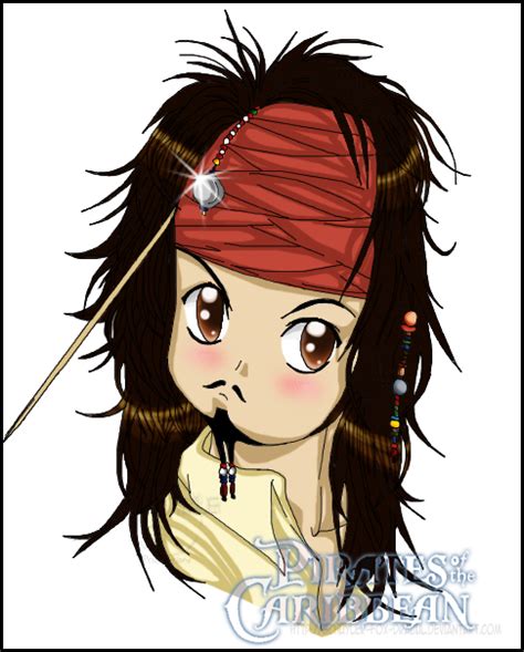 Chibi Jack Sparrow Coloured By Invisiblerainart On Deviantart