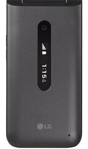 Tracfone Lg Classic Flip L125dl 4g Lte Flip Phone Gray 8gb Ebay
