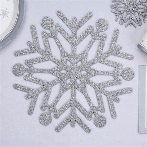 The paint will make the paper. zestaw 4 mat stołowych Neviti Snowflake | Christmas ...