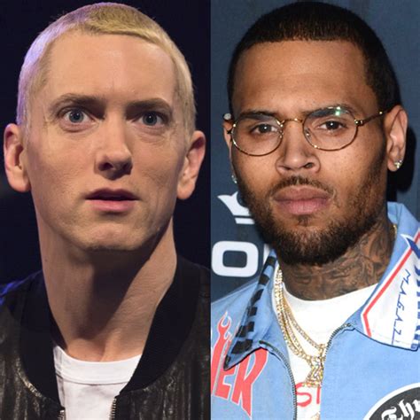 Eminem Says He Sides With Chris Brown Over Rihanna Assault On Alleged Leaked Song Flipboard