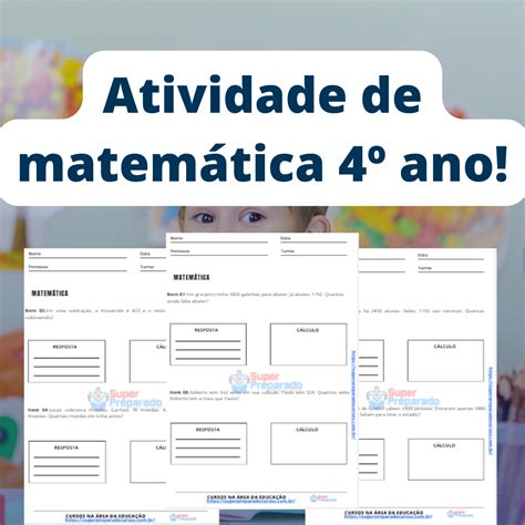 Atividade De Matem Tica Ano Simulados E Quest Es