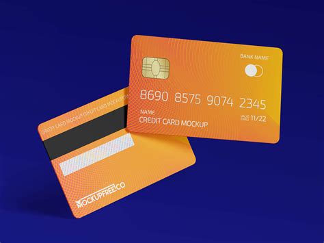 Free for personal and commercial use rar file includes: Free Plastic Credit / Debit Bank Card Mockup PSD Set ...