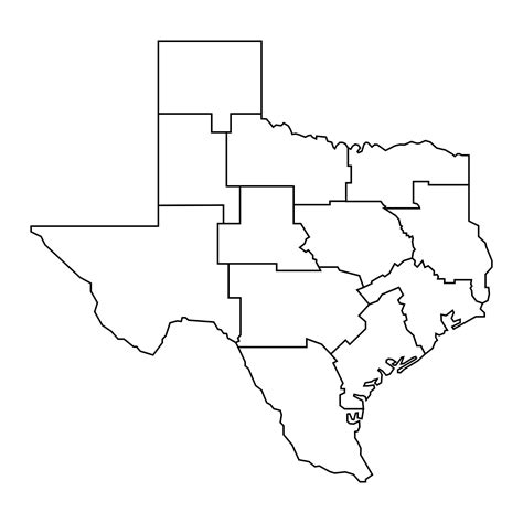 10 Best Texas Map Outline Printable Pdf For Free At Printablee