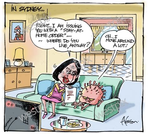 Dean Alston Cartoon In Sydney Gladys And Westpix