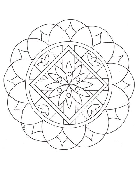 * toutes les images conviennent au format coloriage mandala enfant pour les filles comme pour les garçons, les adultes et les enfants! Mandala a imprimer 2 - Coloriage Mandalas - Coloriages ...