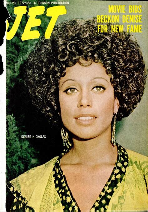 jet denise nicholas jet magazine black magazine life magazine vintage black glamour vintage