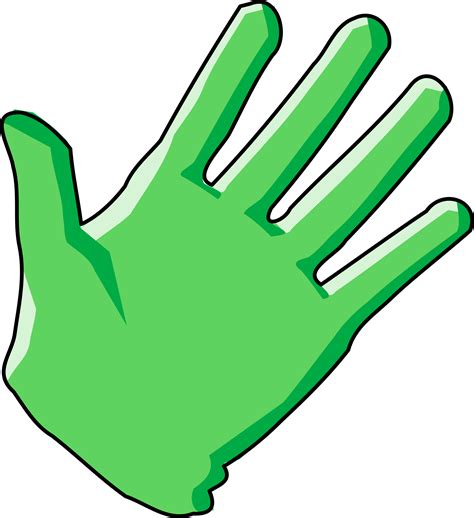 Green Glove Vector Clipart Image Free Stock Photo Public Domain