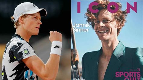 Jannik Sinner brings the heat on as the cover model for the ICON