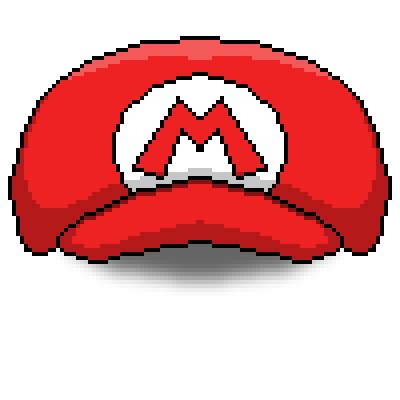 Piq Marios Cap X Pixel Art By Cesarloose