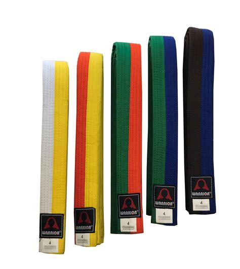 Warrior Judo Halfhalf Belts Giri Martial Arts Supplies