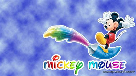 Mickey mouse is a cartoon character created in 1928 by the walt disney company, who also serves as the brand's mascot. Mickey Mouse Backgrounds - Wallpaper Cave