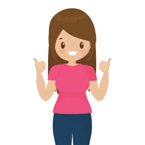 Best Woman Thumbs Up Illustrations Royalty Free Vector Graphics And Clip Art Istock