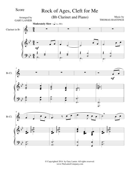 Composers are alphabetized by last name, and grouped by century. Download ROCK OF AGES (Bb Clarinet/Piano And Clarinet Part ...