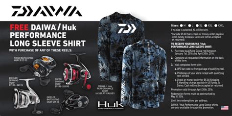 Free Daiwa Huk Performance Long Sleeve Shirt