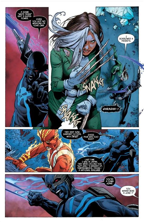 Power Absorption Wolverines Bone Claws Marvel Rogue Superhero
