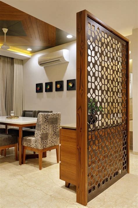 Living Room And Dining Partition Designs In India Baci Living Room