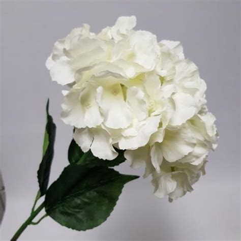 Artificial Hydrangea White 87cm Desflora