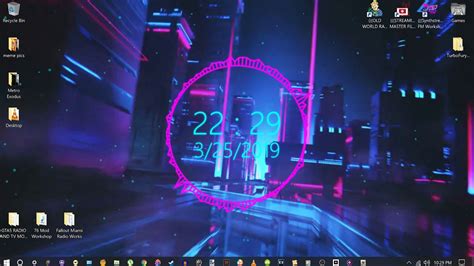 Cyberpunksynthwave Audio Visualizer Live Wallpaper Hd