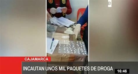 Incautan Mil Paquetes De Droga En Penal De Cajamarca Incautan Mil