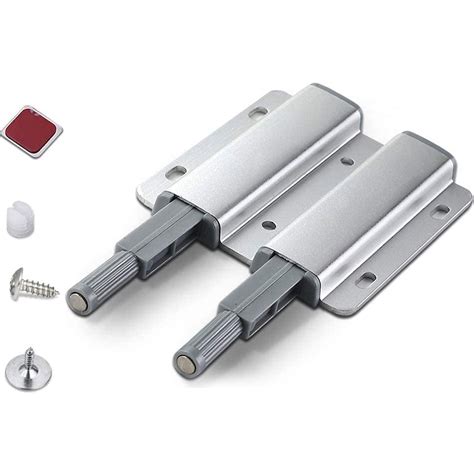 Dual Cabinet Door Push To Open Latch Magnetic Touch Latches For