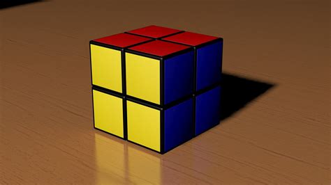 2x2 Rubiks Cube 3d Model By Knight1341