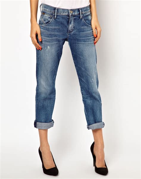 Sometimes when you're looking for love, it can be in the place where you least expect it. Goldsign His Jean Boyfriend Jeans in Blue - Lyst