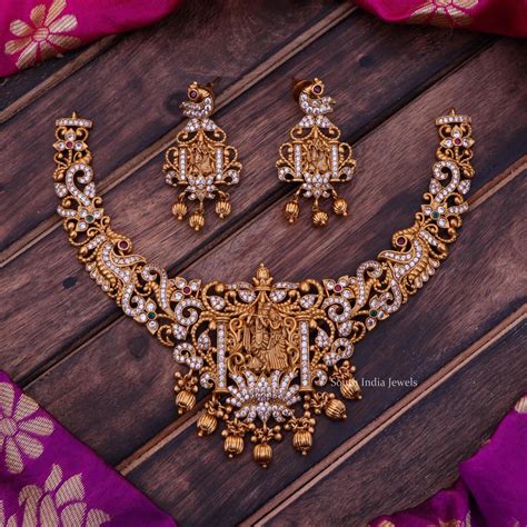 Elegant Radha Krishna Necklace By South India Jewels