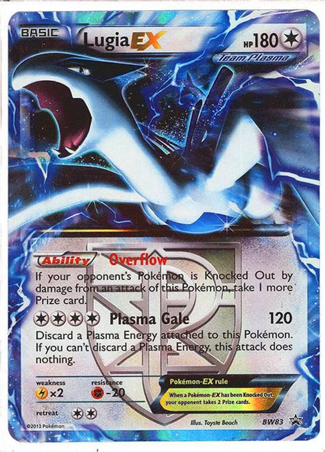The card is in like new, near mint condition. Lugia EX Holo Ultra Rare Pokemon Card Promo BW83 | eBay