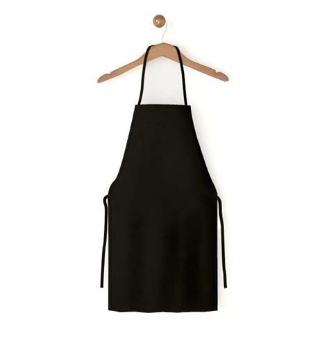 black isolated apron design mockup  apron mockup design