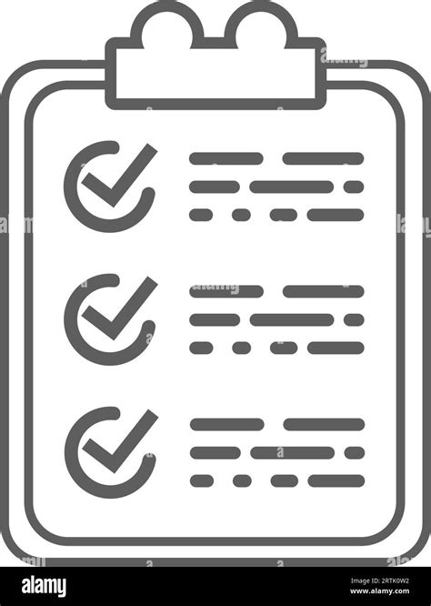 Checklist Paper With Pen Clipboard Checklist Checkbox Form With Pencil