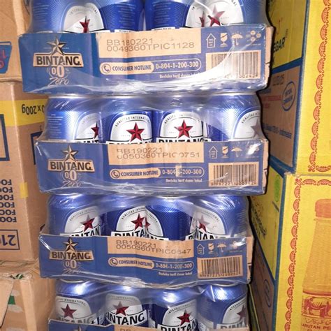 Jual bintang zero kaleng 0 alkohol 1Karton (24) - Kota Tangerang