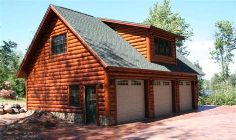 Exceptional Log Garage Cabin Lofts Home Plans And Blueprints 174397