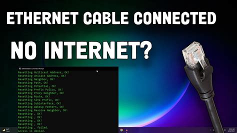 How To Fix Ethernet Cable Connected But No Internet In Windows