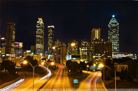 Downtown Atlanta At Night The Sneaker Exit