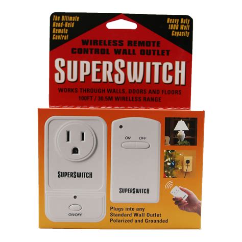Super Switch As Seen On Tv Wireless Range Remote Control Outlet