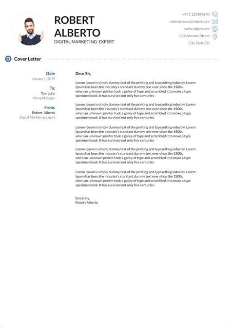 Word Cover Letter Template Free Download