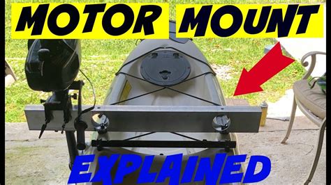 Best Diy Kayak Motor Mount How To Hobie Revolution 13 Youtube
