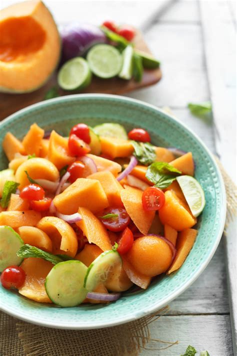 Summer Tomato And Cantaloupe Salad Recipe