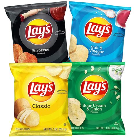 Buy Lays Potato Chip Variety Pack 1 Ounce Pack Of 40 Online In