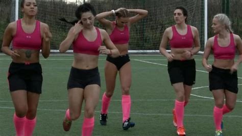 Bbc Two Victoria Derbyshire Lingerie Football Playing