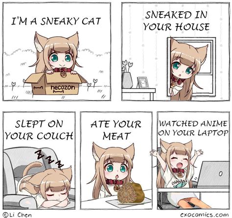 Sneaky Cat Kinako Sneaky Fox Know Your Meme