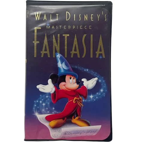 FANTASIA VHS WALT Disneys Masterpiece Video In Clam Shell Container