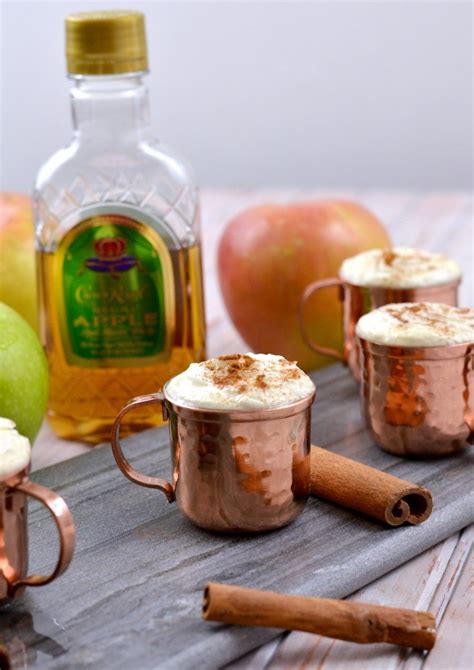 Easily make these whiskey drinks individually or for a crowd! A Warm Apple Cider Shot Featuring Crown Royal - Simply ...