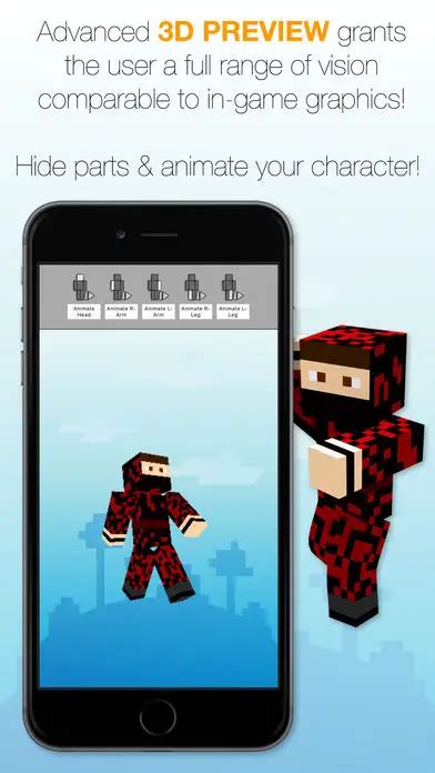 Best Skins Creator Pro For Minecraft Pe And Pc Iphone App Store Apps